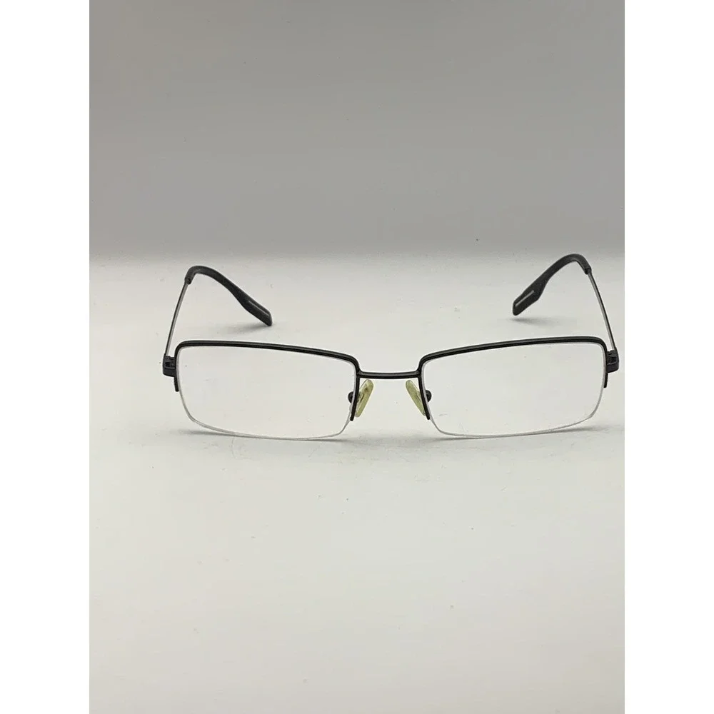 Boss Eyeglasses BOSS 0366/U IXA 54-19 140 Black Rectangle Half Rim Mens Frame